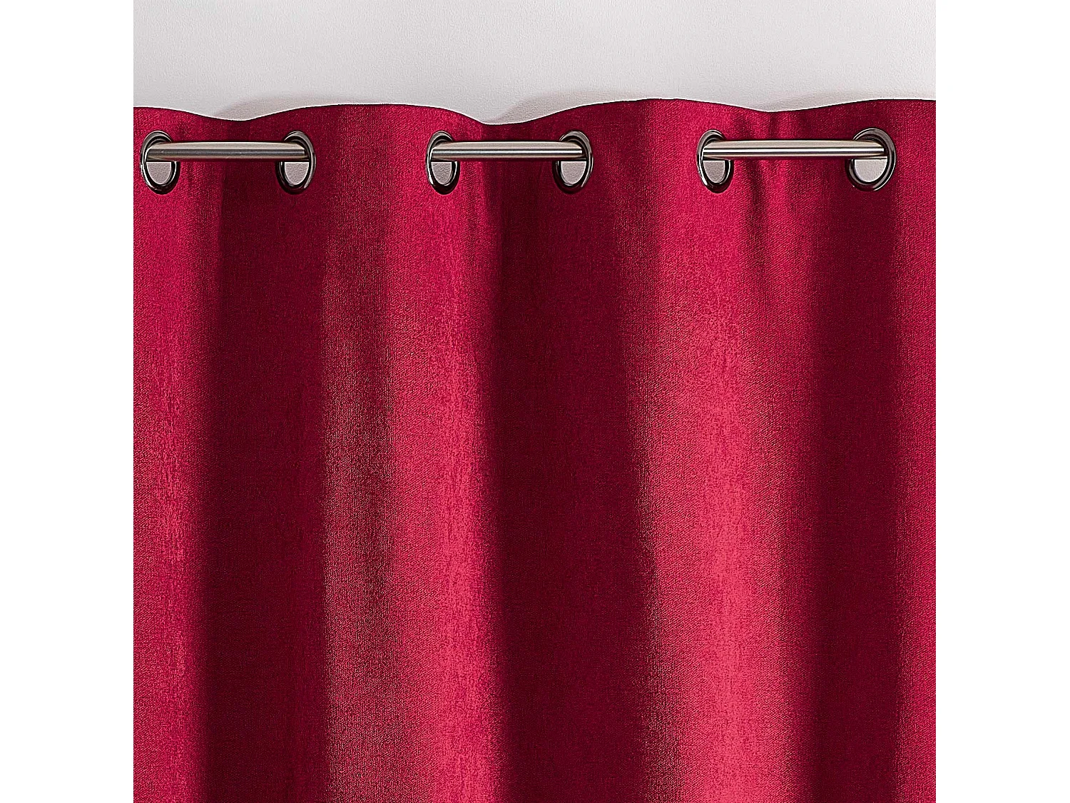 Cortina opaca, acústica y térmica de color liso KONFOR