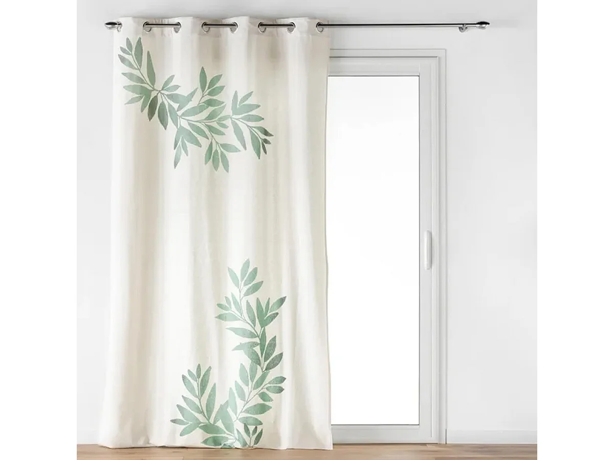 Vorhang mit Ösen Nymphea Bedruckt 140 x 260 cm