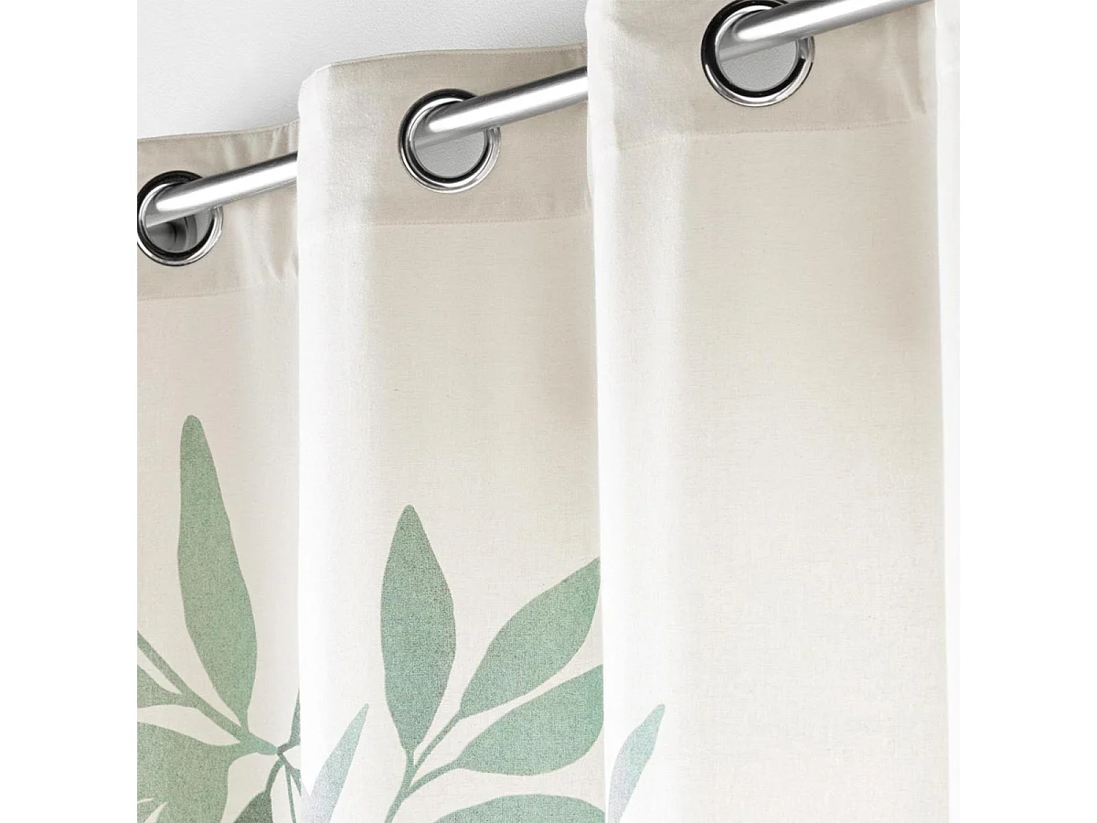 Vorhang mit Ösen Nymphea Bedruckt 140 x 260 cm