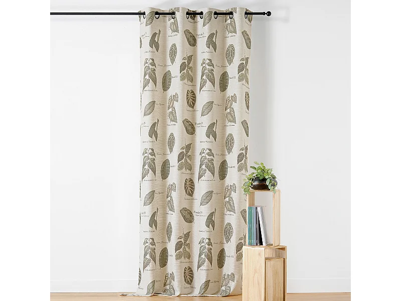 Cortina con Ojales Botánico Vintage 145 x 260 cm