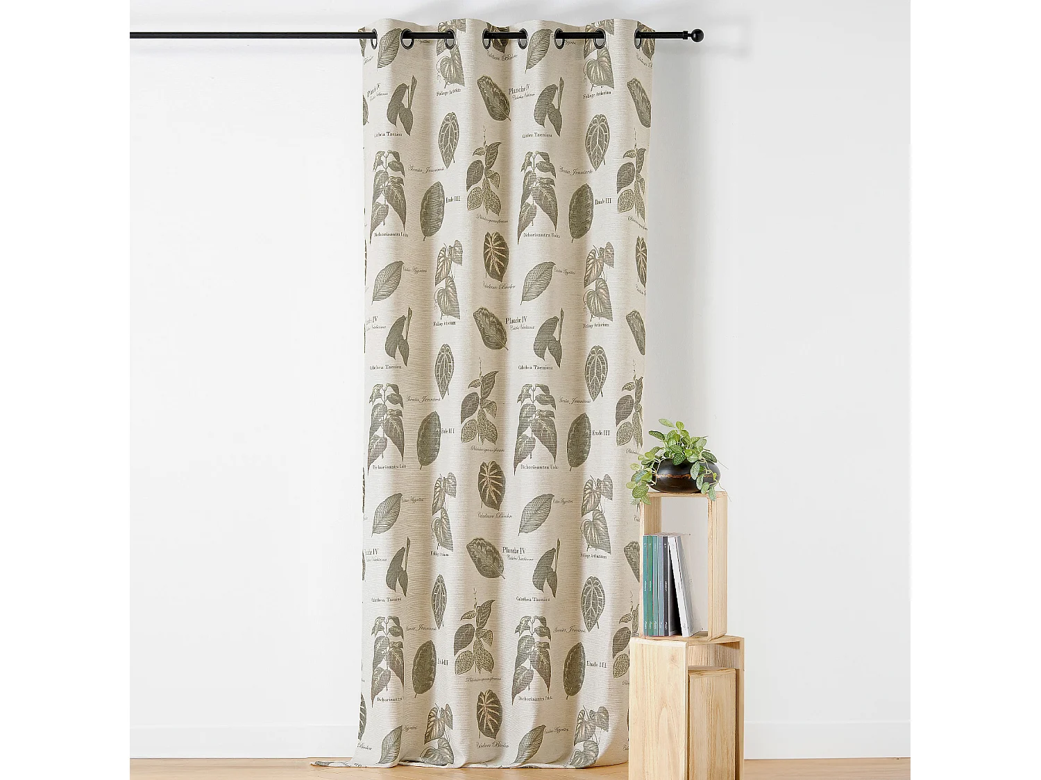 Cortina con Ojales Botánico Vintage 145 x 260 cm