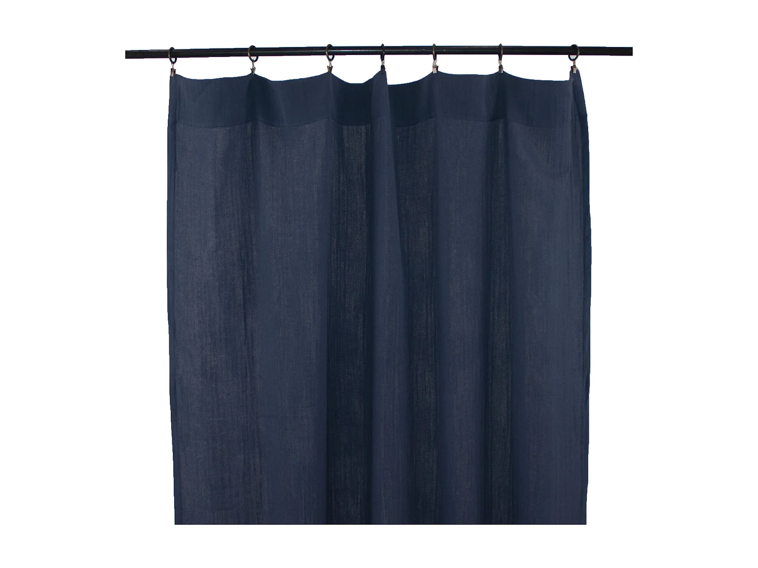 Geschlossener Vorhang mit Clipösen 140 x 250 cm