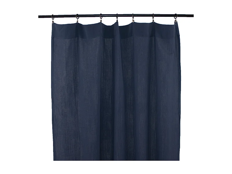 Cortina lisa con ojales de clic 140 x 250 cm