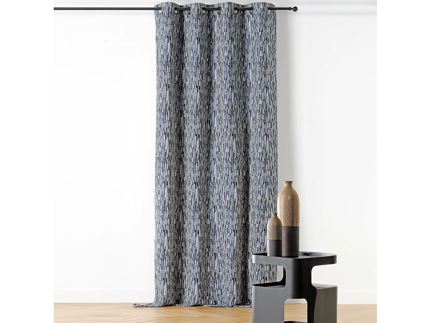 Cortina con Ojales Efecto Moteado 140 x 240 cm