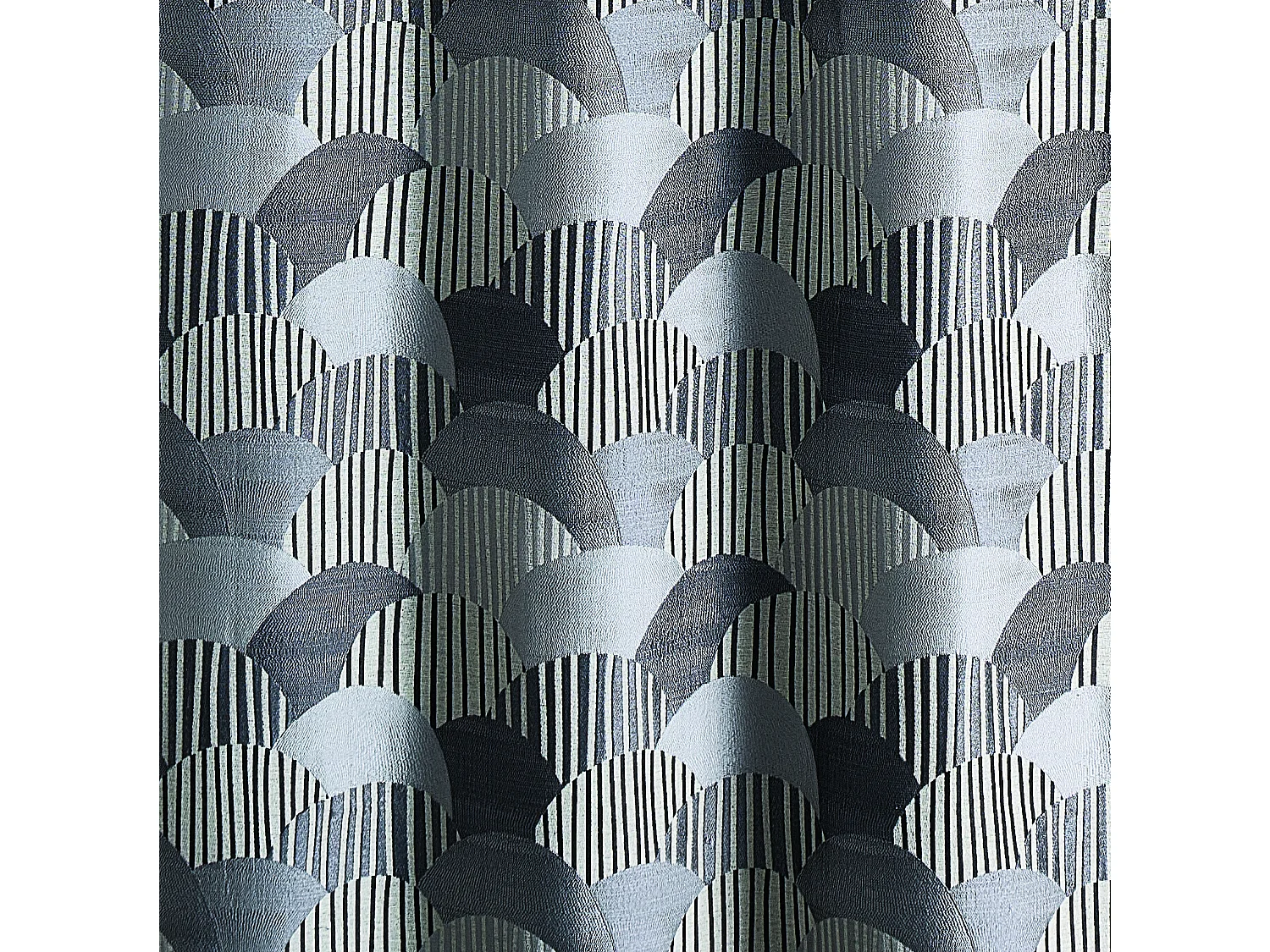 Cortina de decoración con jacquard redondeado 140 x 260 cm