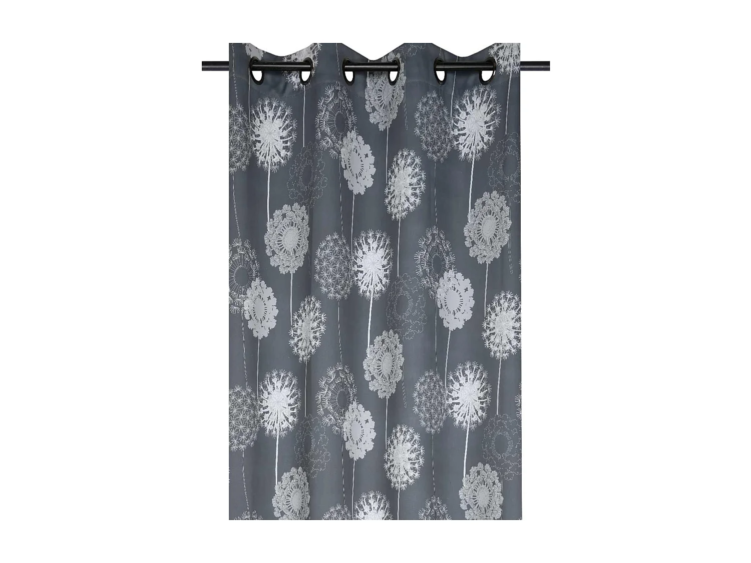 Rideau occultant aux impressions de pissenlits