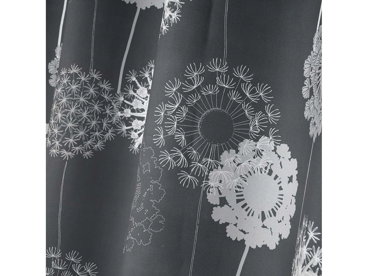 Rideau occultant aux impressions de pissenlits