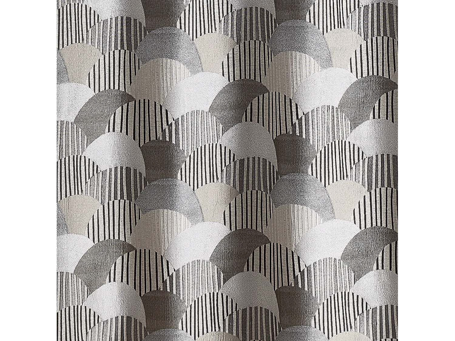 Cortina de decoración con jacquard redondeado 140 x 260 cm