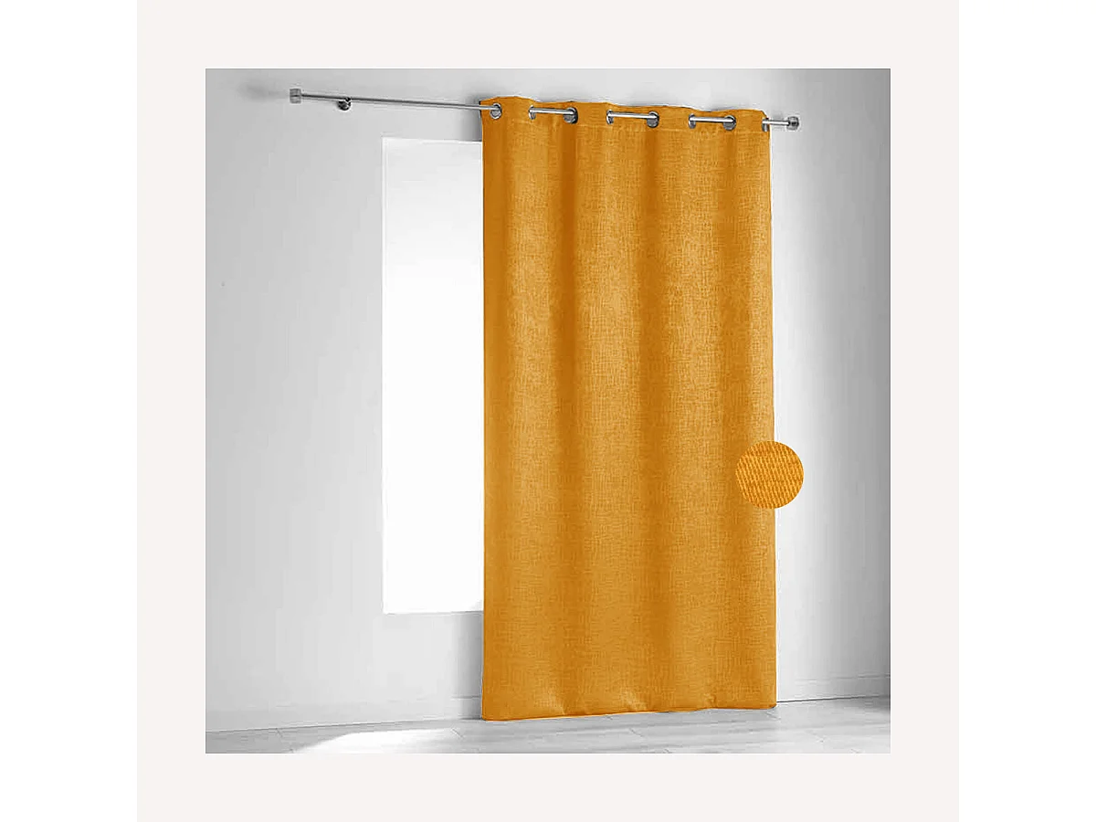 Cortina ignífuga M1 de terciopelo color fiordo 240 x 260 cm