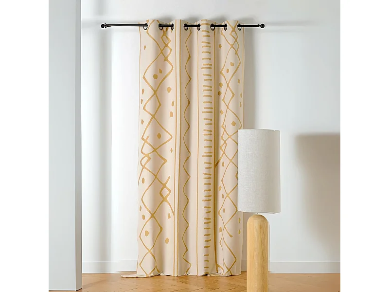 Cortina tamizante de estilo étnico 140 x 260 cm