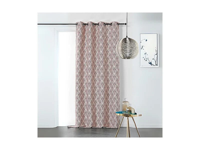 Cortina estampada arte decorativo 140 x 245 cm