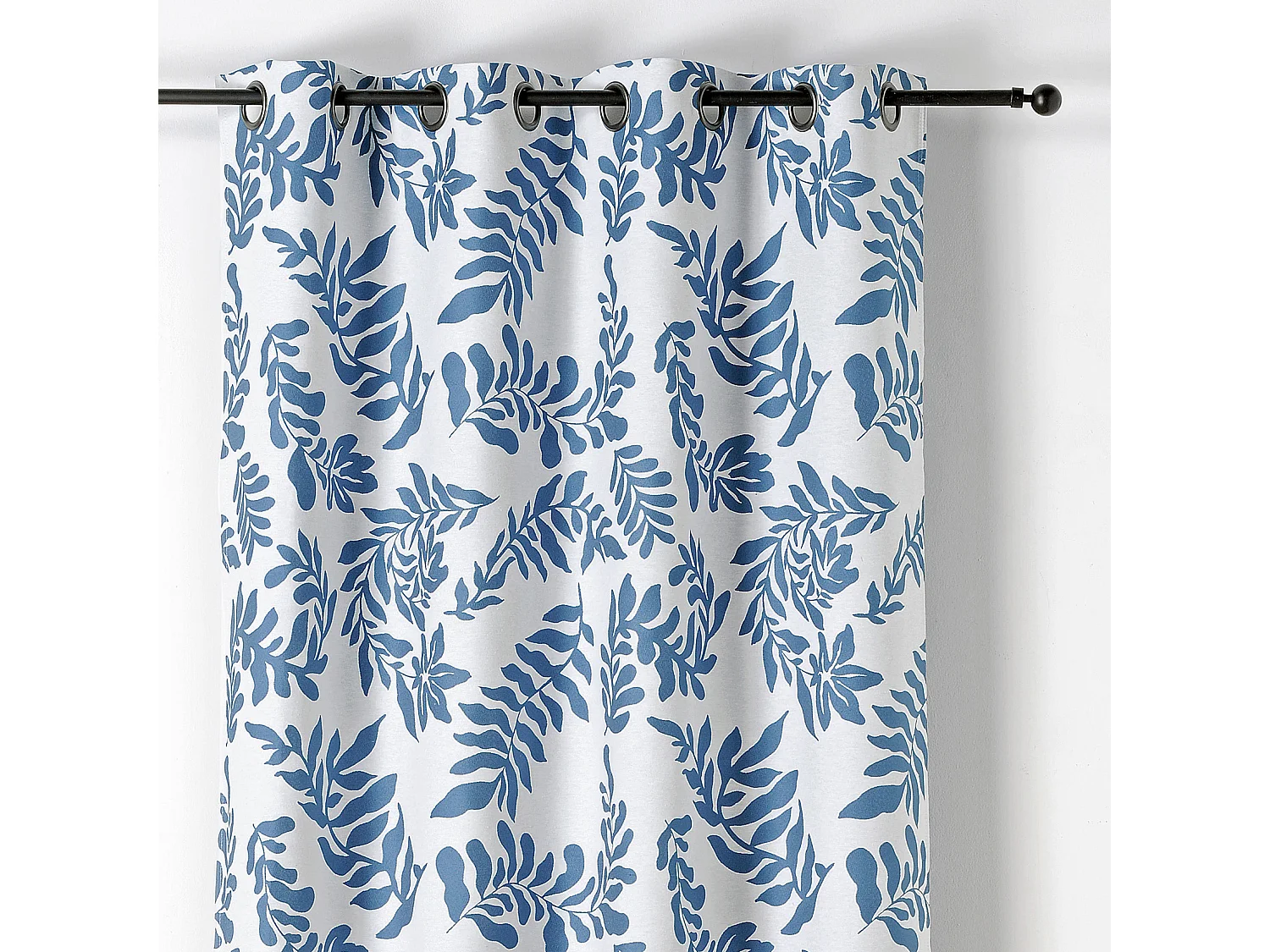 Cortina con Ojetes Follaje Estilo Henri Matisse 140 x 240 cm