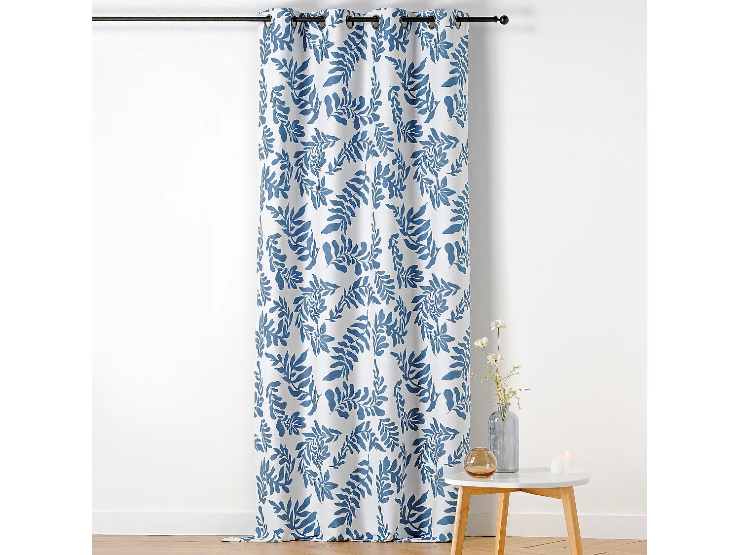 Cortina con Ojetes Follaje Estilo Henri Matisse 140 x 240 cm