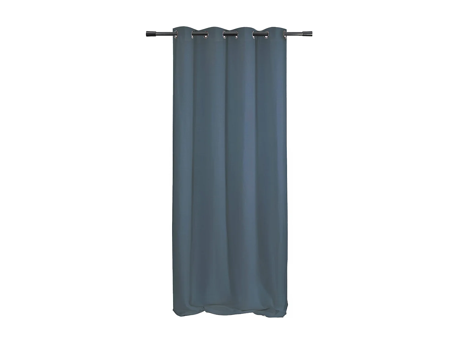 Rideau poly-lin à œillets