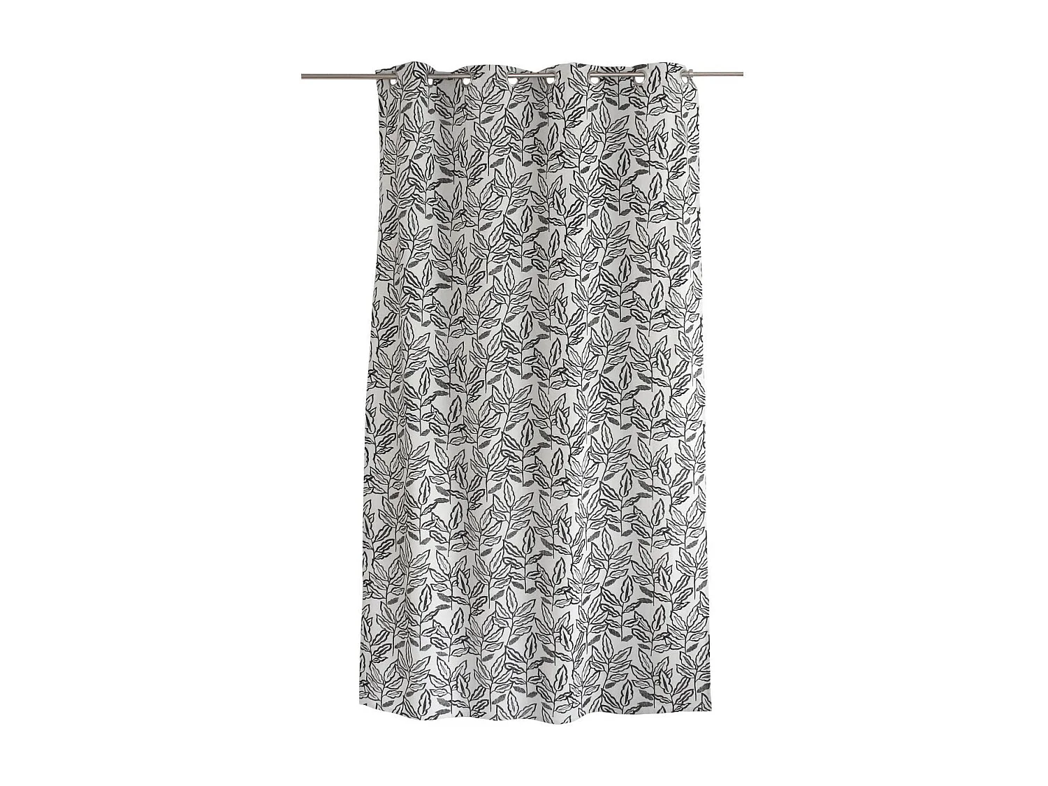 Gardine mit Ösen aus recycelter Baumwolle Chambray 140 x 240 cm