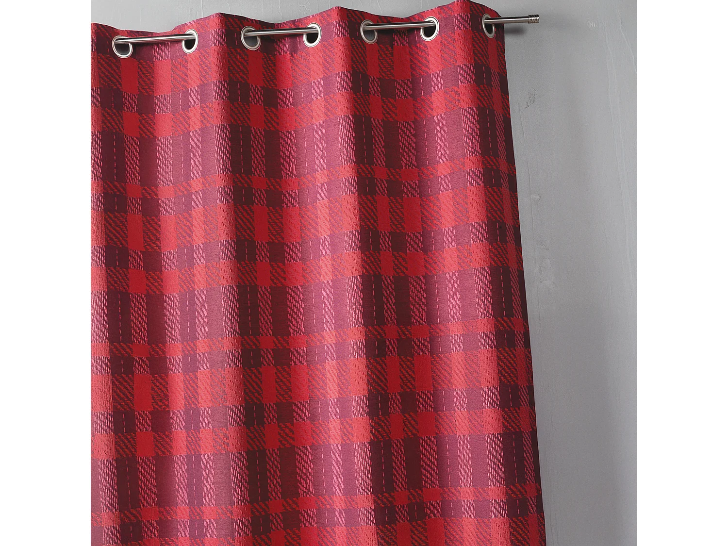 Cortina de mobiliario "cuadrados" 140 x 260 cm