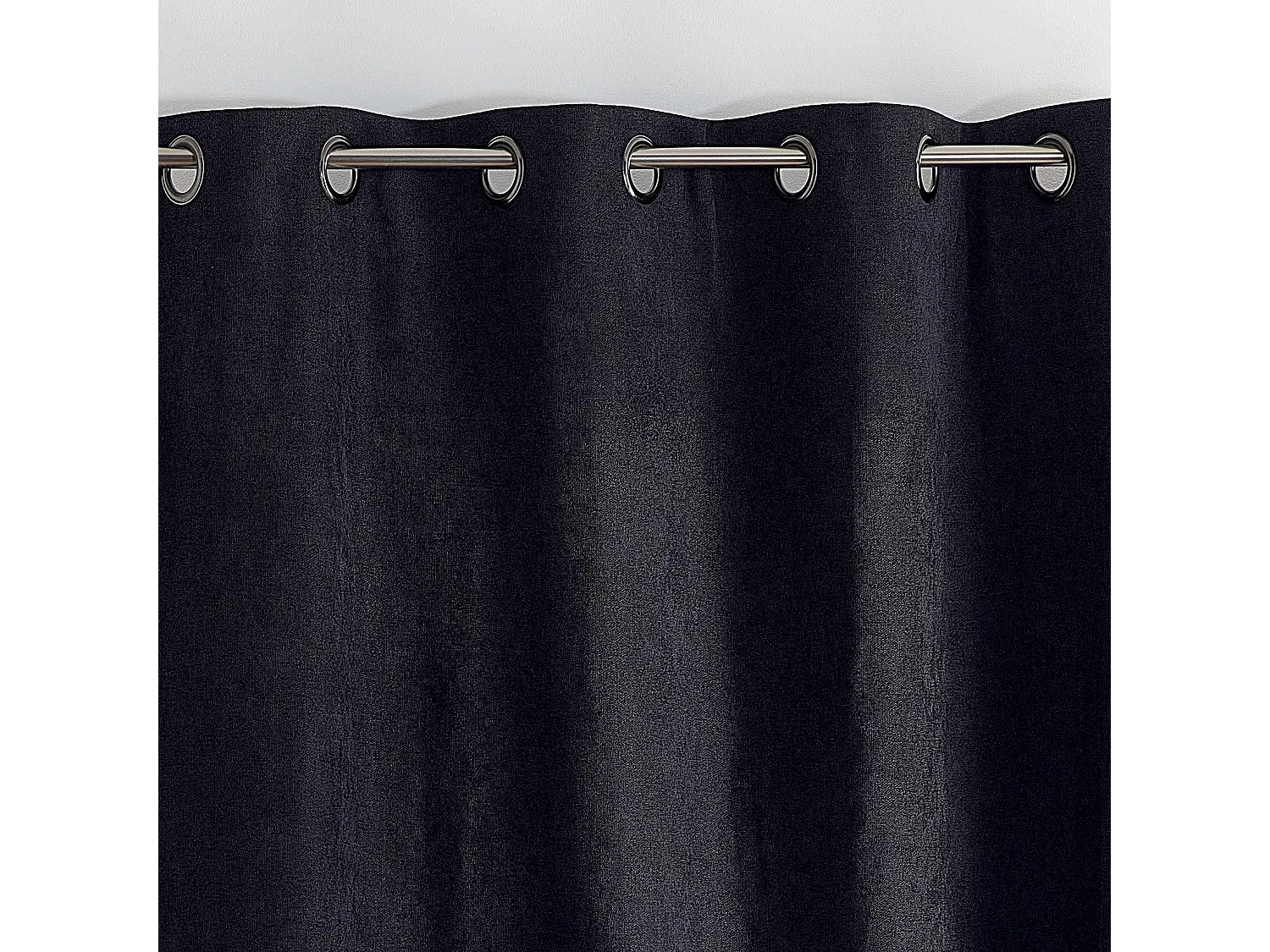 Cortina opaca, acústica y térmica de color liso KONFOR