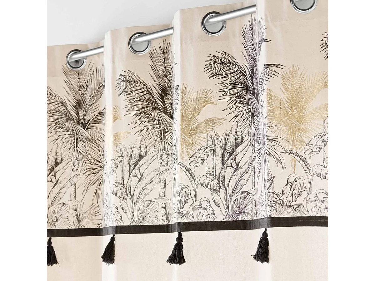 Rideau à Œillets "Papaya" 140x240cm Naturel