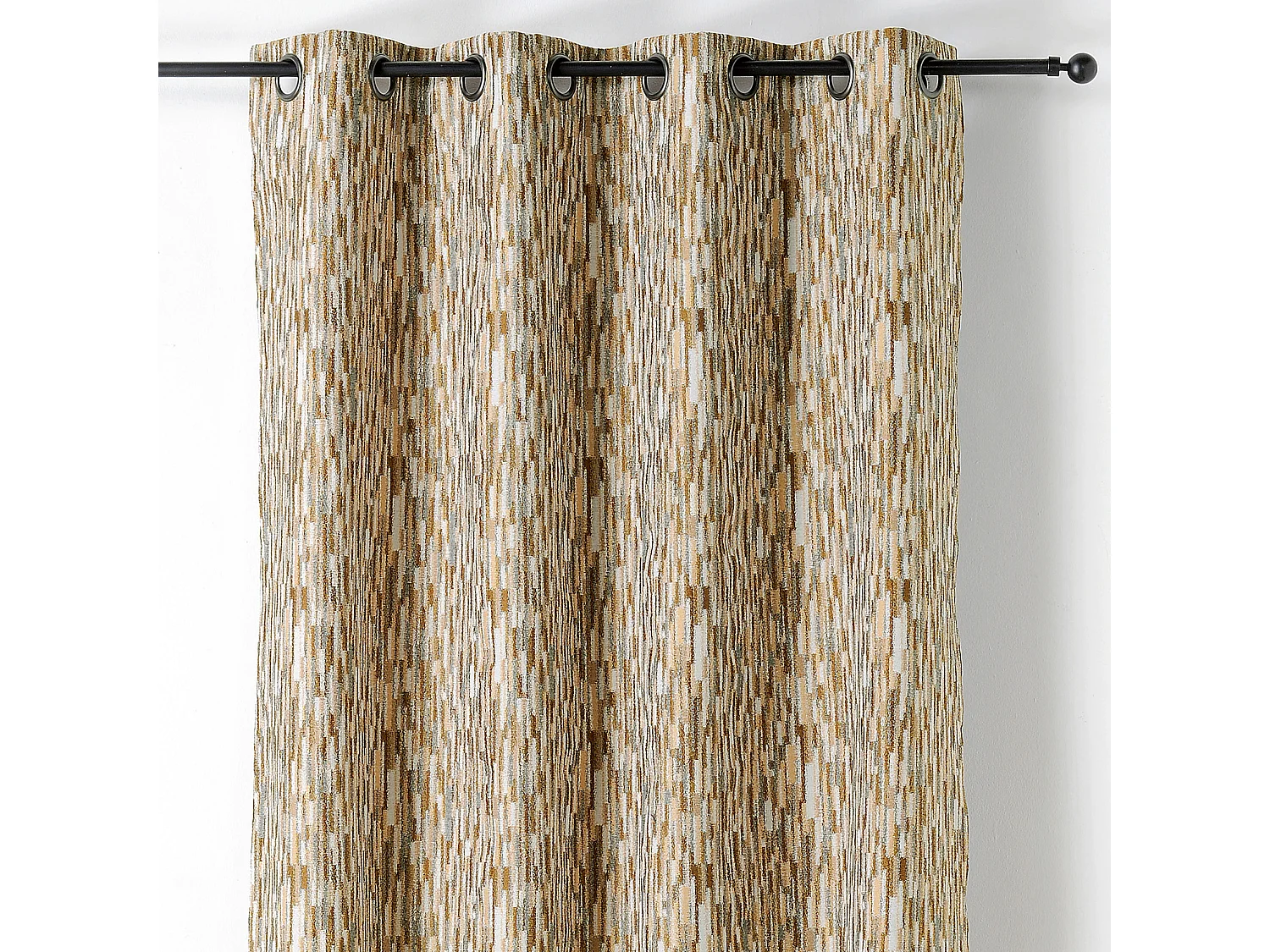 Ösenvorhang mit Sprenkel-Effekt 140 x 240 cm