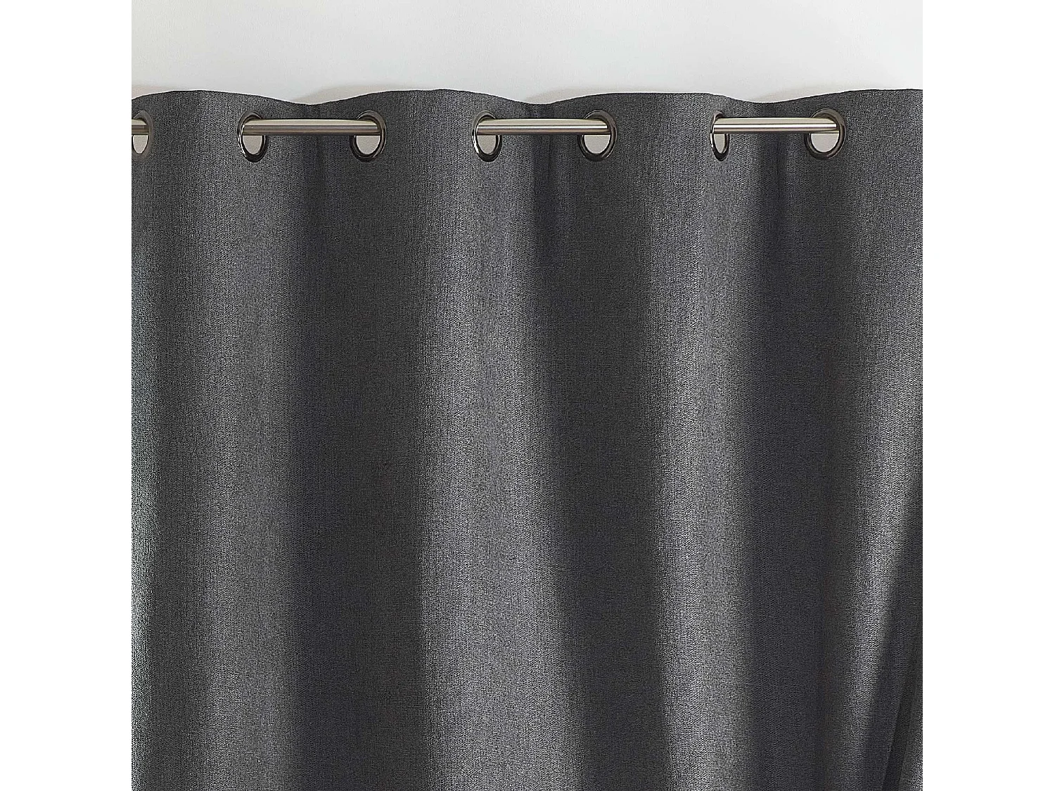 Cortina opaca, acústica y térmica de color liso KONFOR