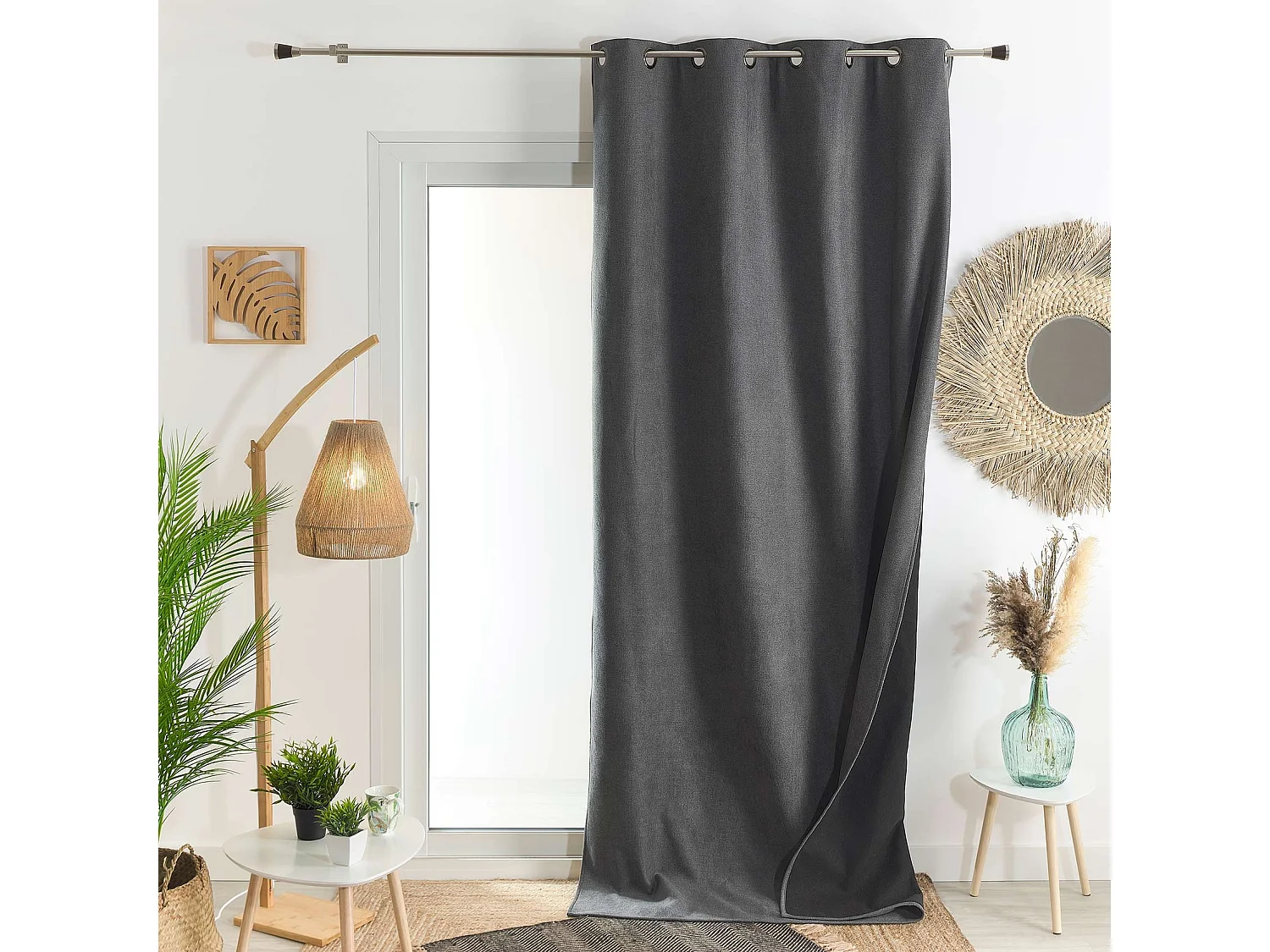 Rideau thermique phonique et semi occultant KONFOR