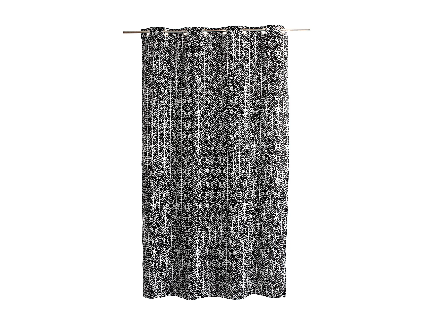 Cortina con ojales hoja de palma 140 x 240 cm