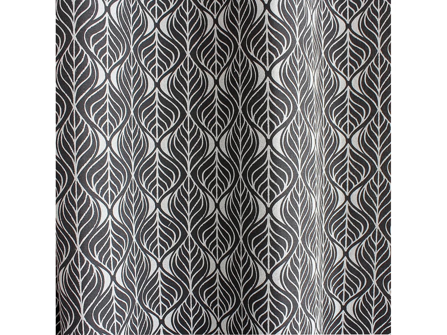 Cortina con ojales hoja de palma 140 x 240 cm