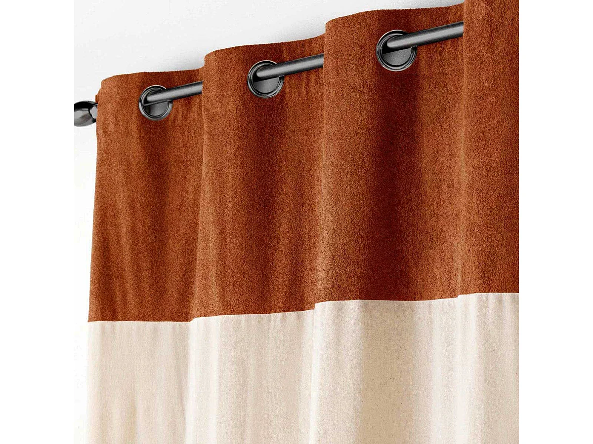 Vorhang mit Schlaufen oben 140 x 240 cm