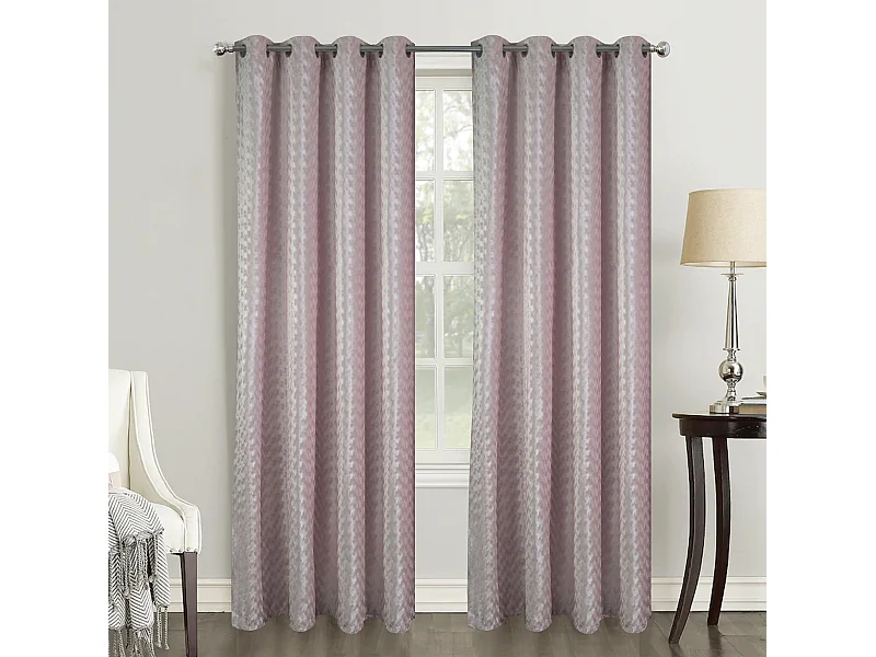 Paire de rideaux obscurcissants effet velours