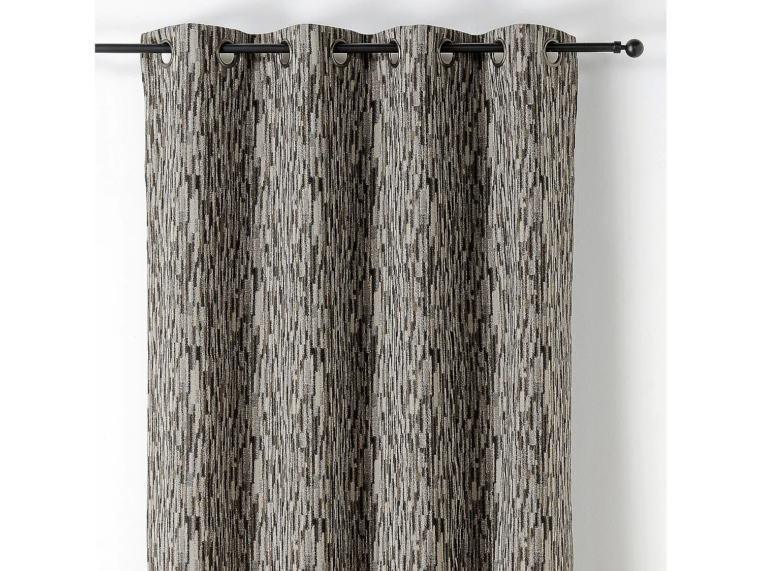 Cortina con Ojales Efecto Moteado 140 x 240 cm