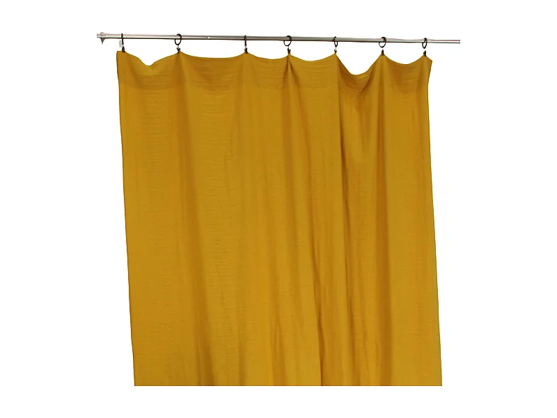 Cortina lisa con ojales de clic 140 x 250 cm