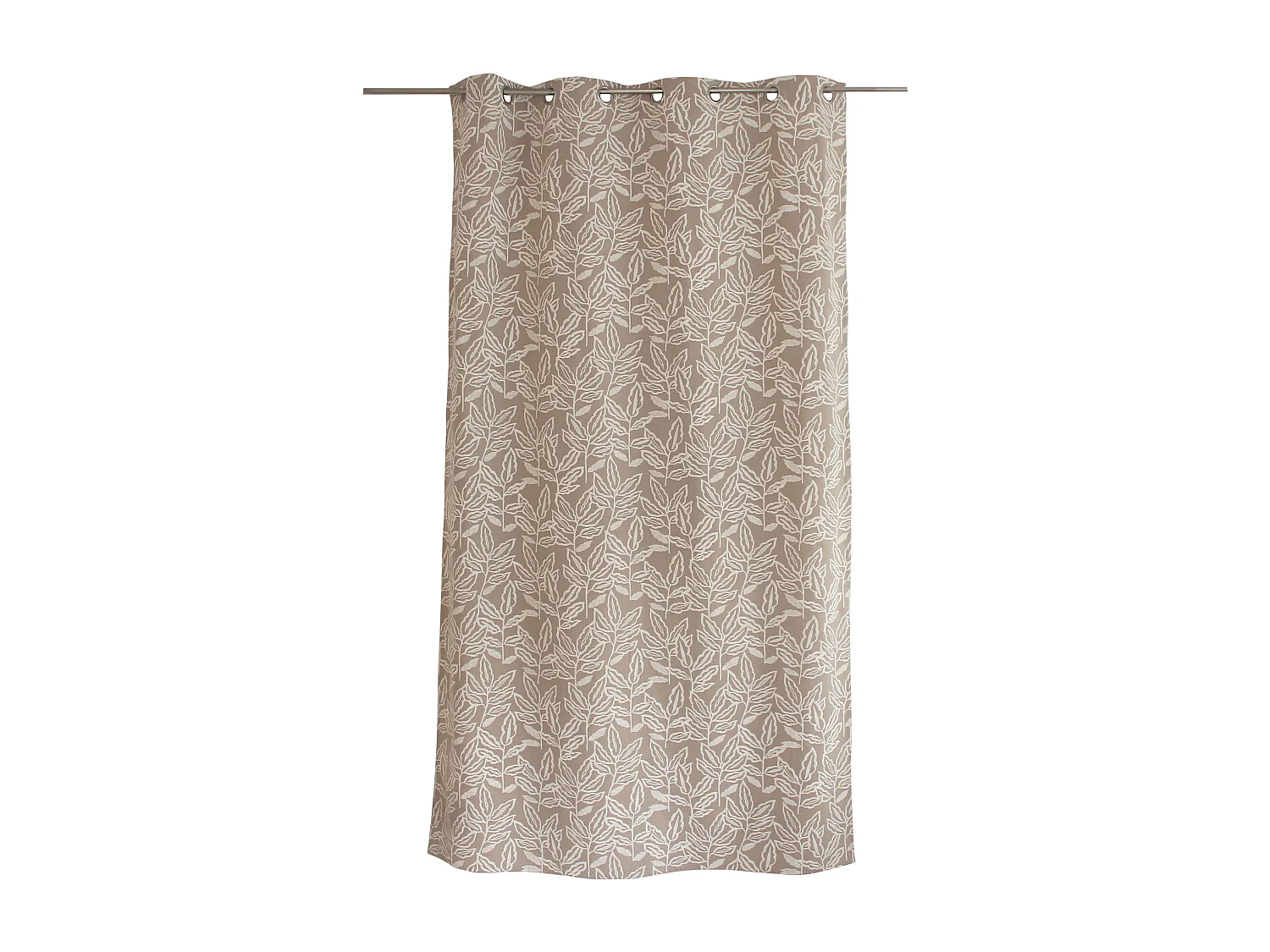 Cortina con ojales de algodón reciclado Chambray 140 x 240 cm