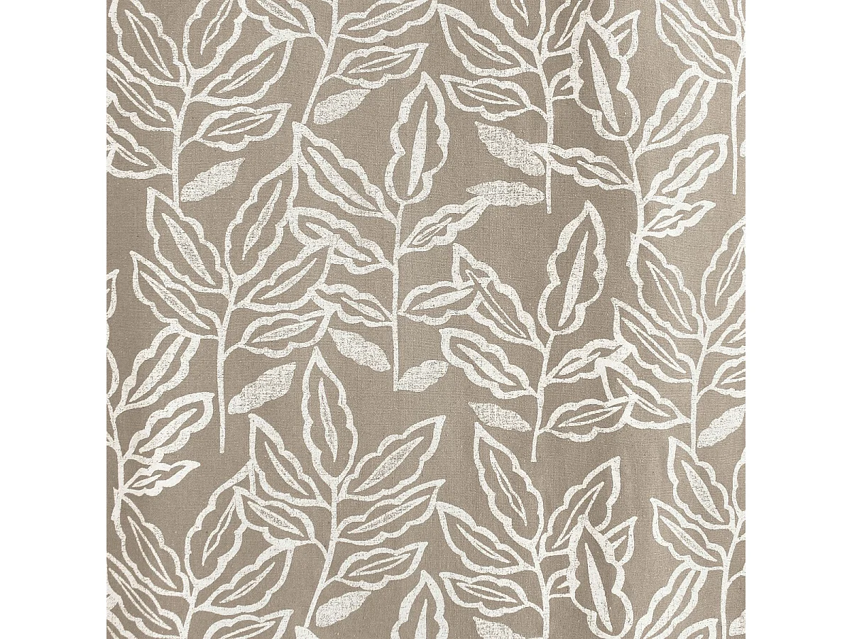 Rideau à Œillets Imprimé "Lodge" 140x240cm Naturel