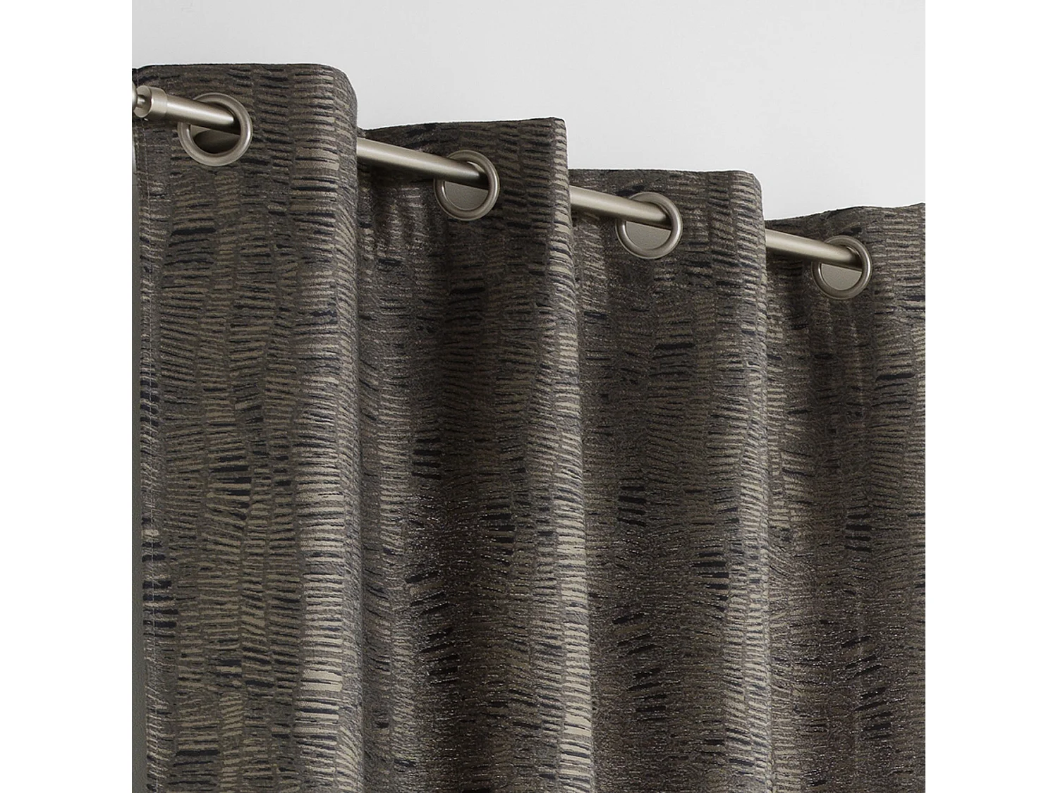 Rideau d'ameublement à effet tissé