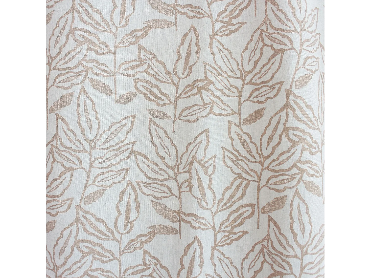 Gardine mit Ösen aus recycelter Baumwolle Chambray 140 x 240 cm