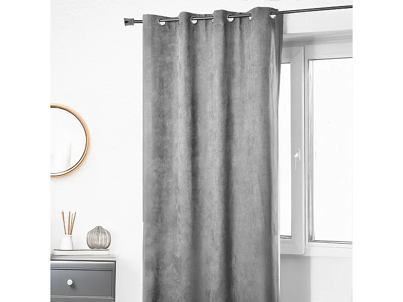 Verdunklungsvorhang Suedine Velourartig 140 x 260 cm