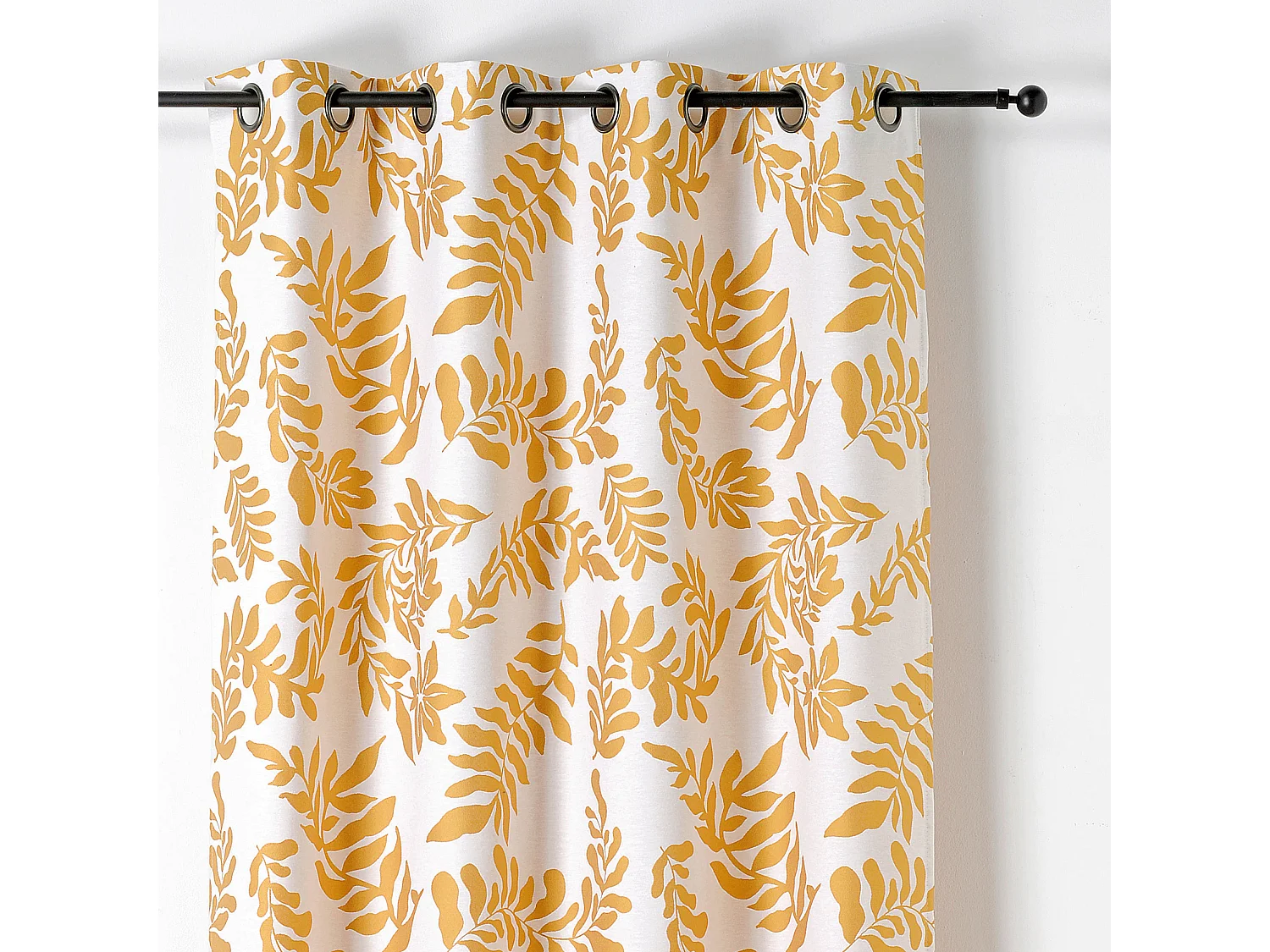 Cortina con Ojetes Follaje Estilo Henri Matisse 140 x 240 cm