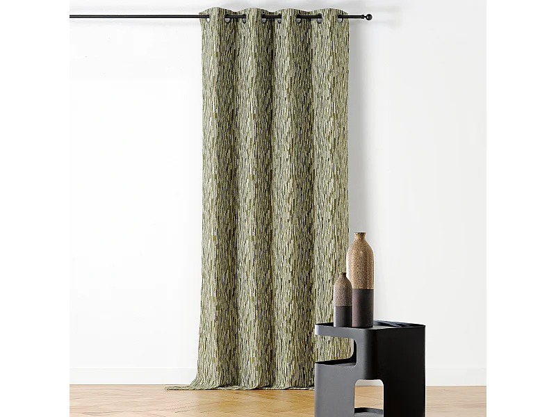 Cortina con Ojales Efecto Moteado 140 x 240 cm