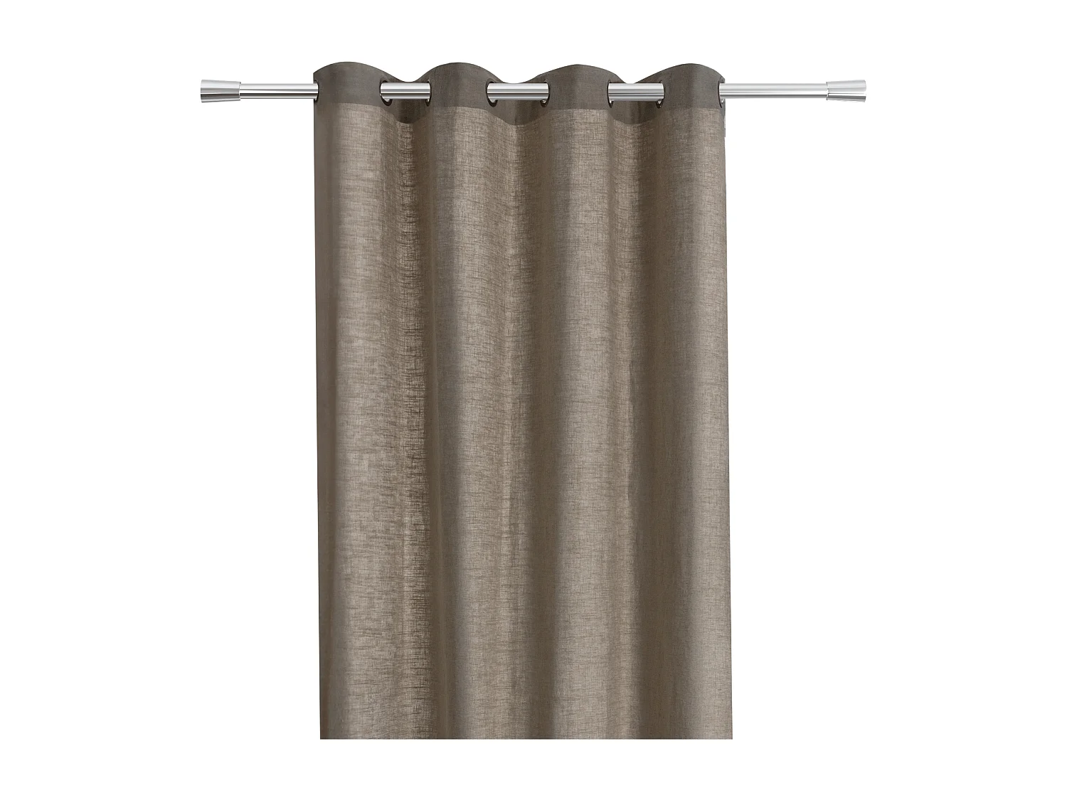 Cortina de lino con ojales 140 x 250 cm