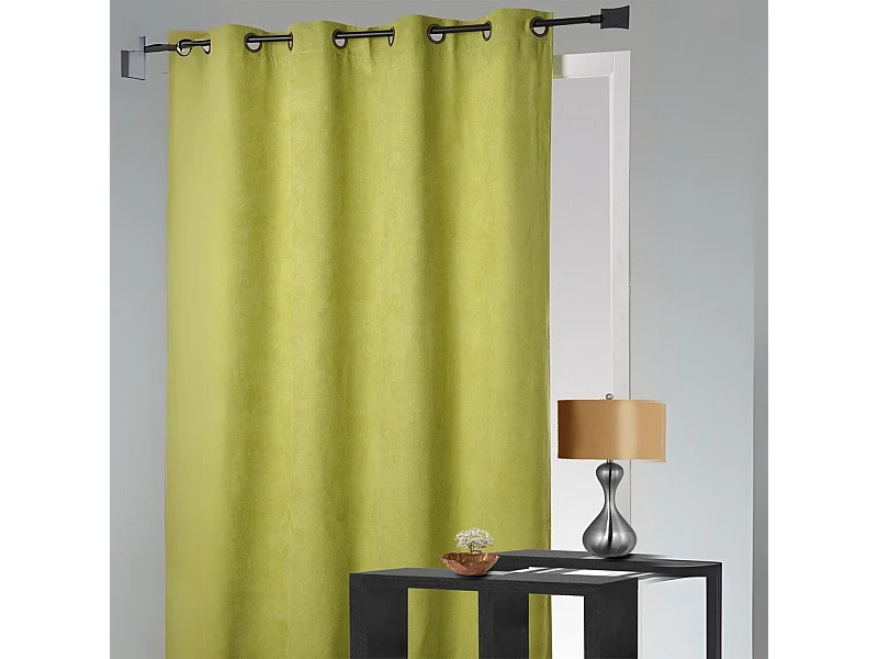 Rideau obscurcissant et isolant aspect Velours