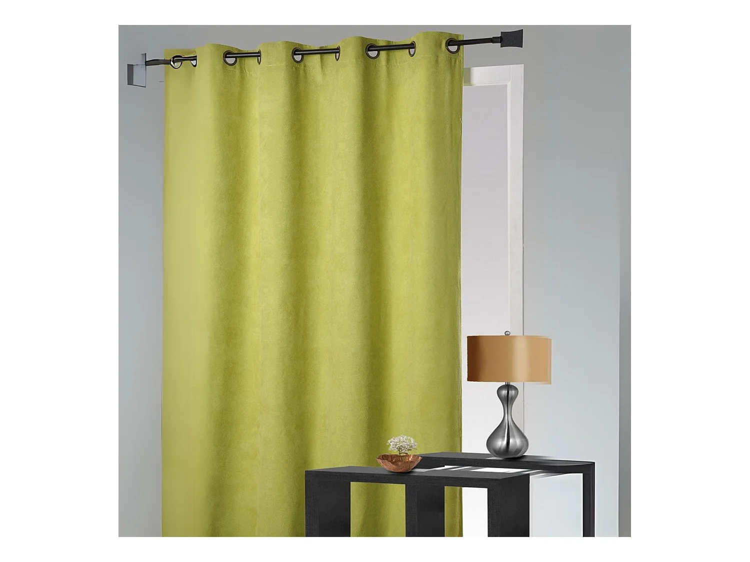 Rideau obscurcissant et isolant aspect Velours