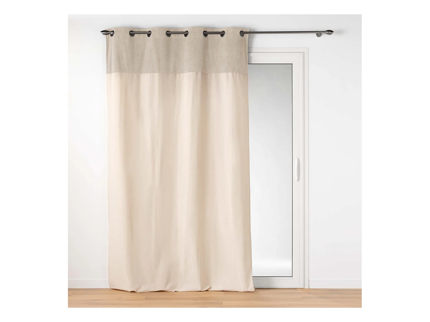 Rideau à Œillets Bouclette "Tessa" 140x240cm Beige