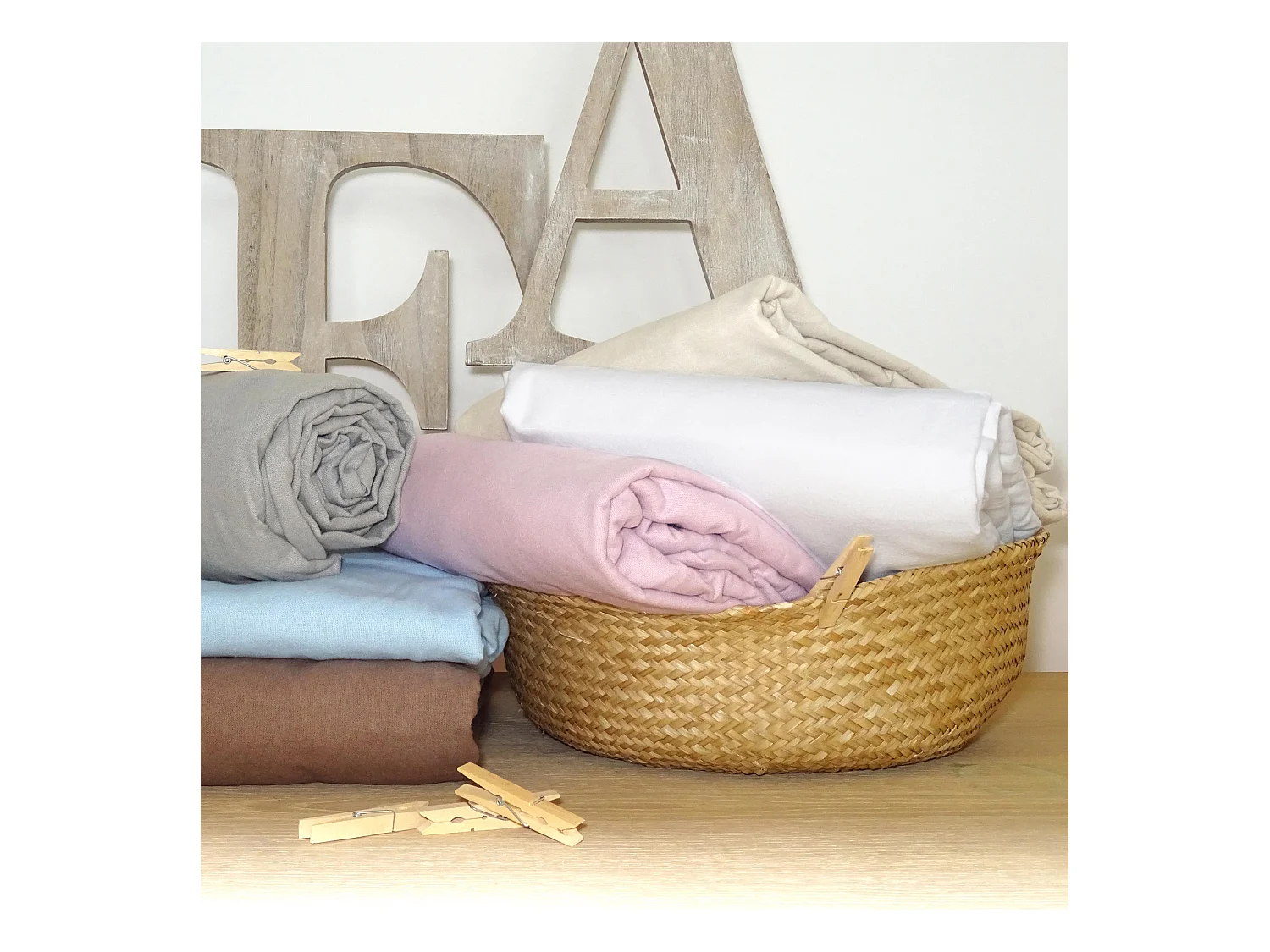 Sábana ajustable de franela 140 x 190 cm