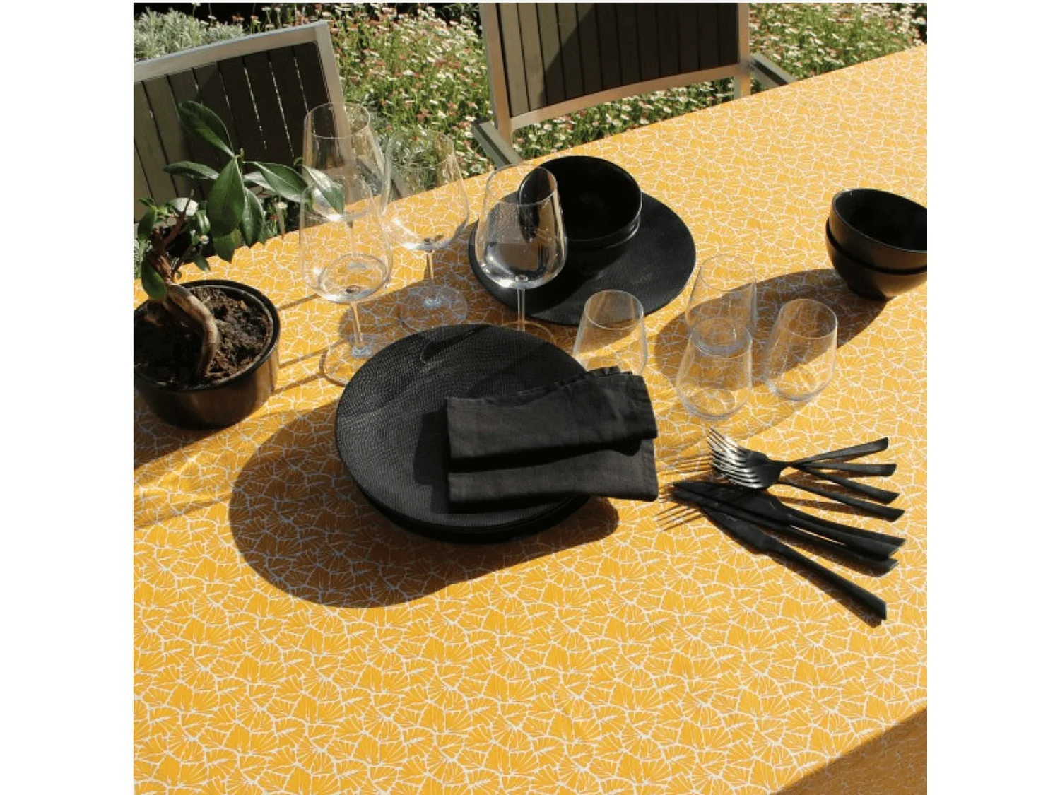 Mantel rectangular plastificado 100% algodón