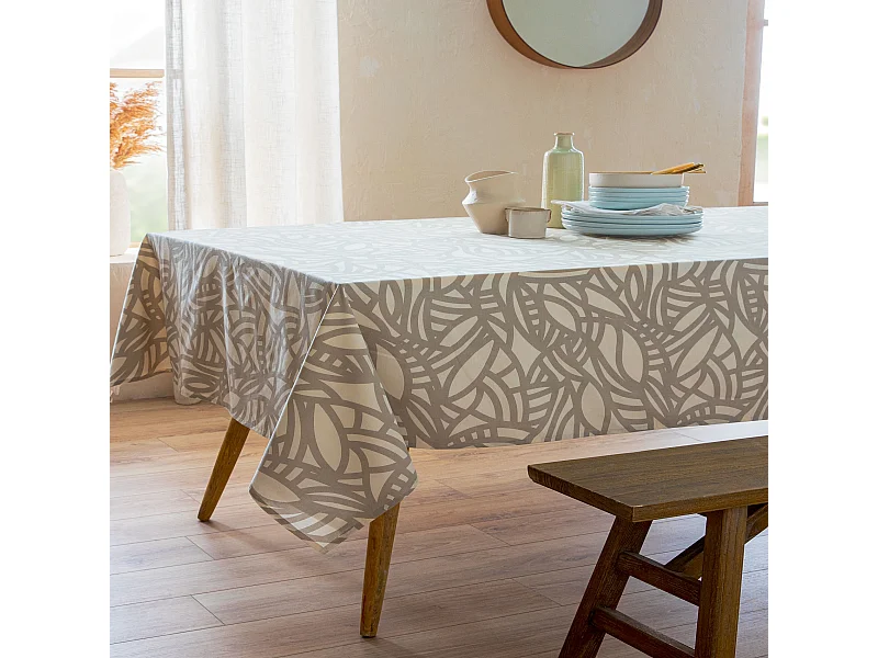 Rechteckige grafisch bedruckte Tischdecke