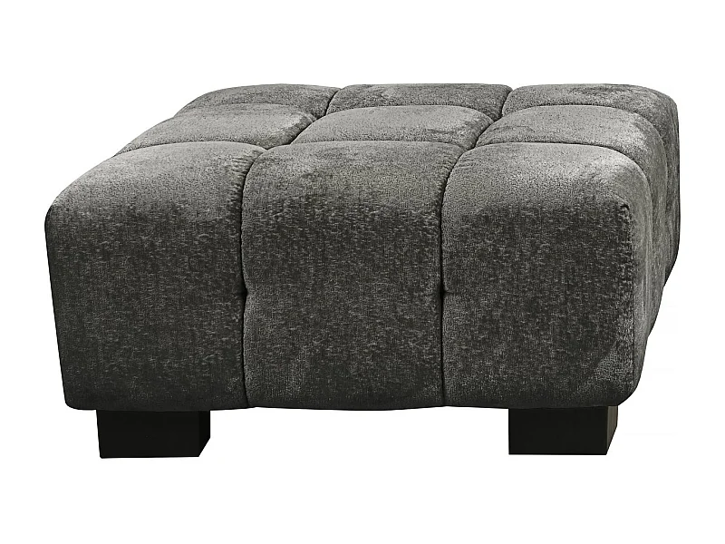 Ottoman "Foch" - 84 x 84 x 43 cm - Gris