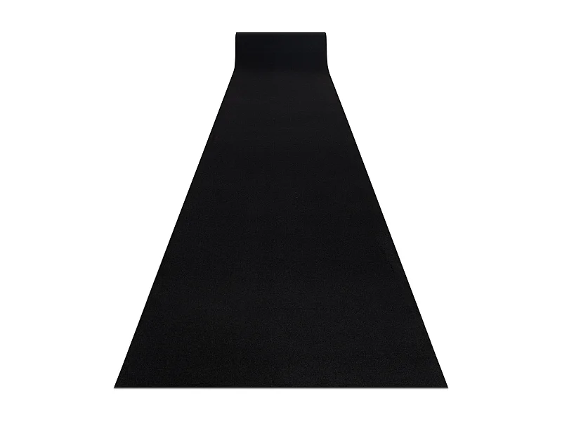 Läufer Antirutsch RUMBA einfarbig schwarz 100x870 cm