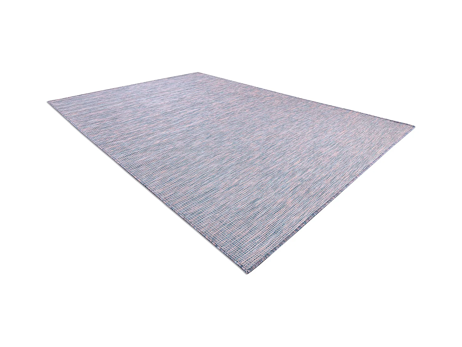 Tapis SIZAL PATIO 2778 tissé à plat bleu / / beige 194x290 cm