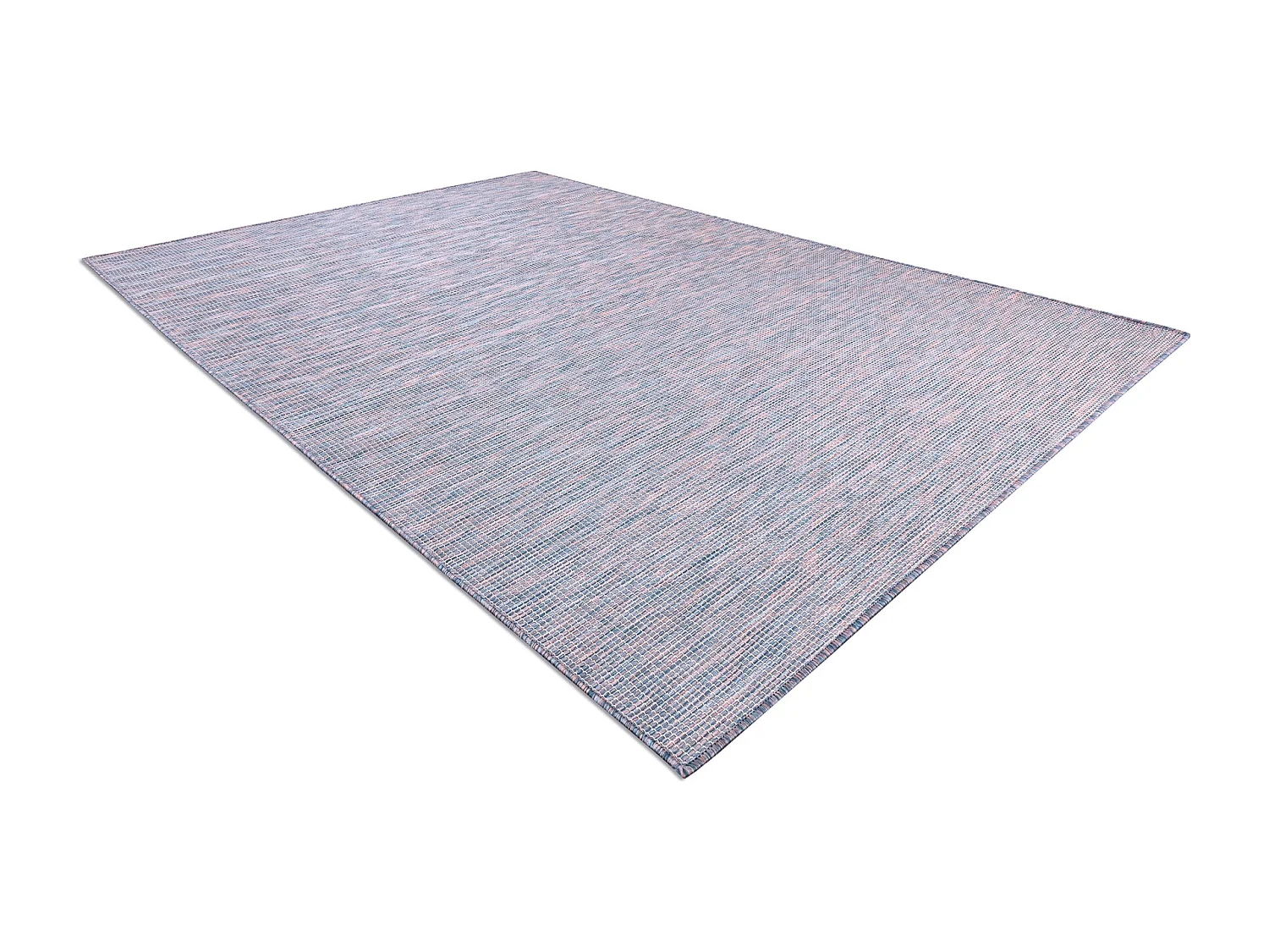 Teppich SISAL PATIO 2778 flach gewebt blau / rosa / beige 194x290 cm
