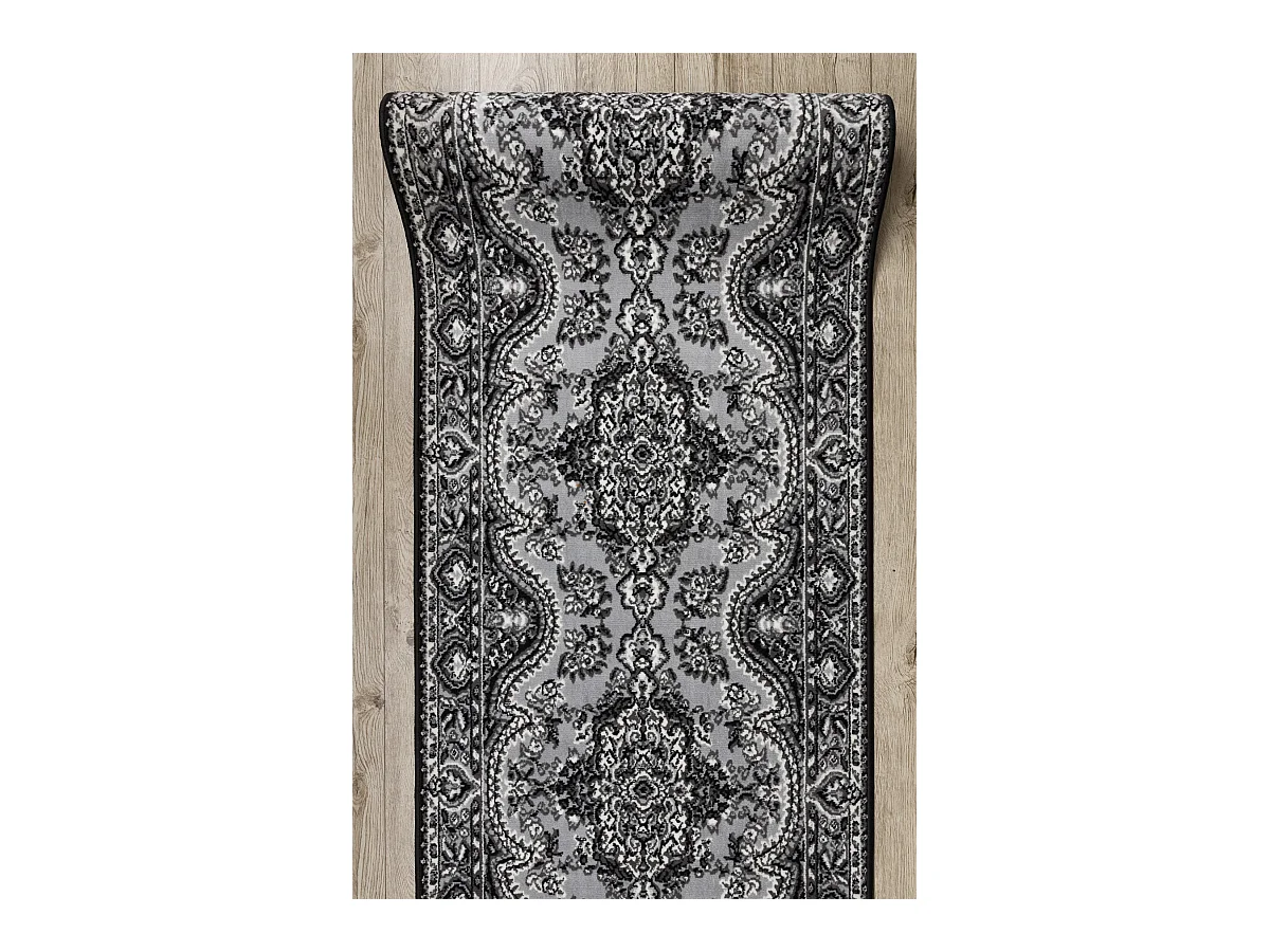 TAPIS DE COULOIR BCF MORAD Wiosna rougette gris 60x870 cm